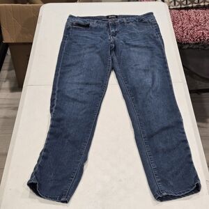 Celebrity Pink Women's Blue Straight Leg Jeans